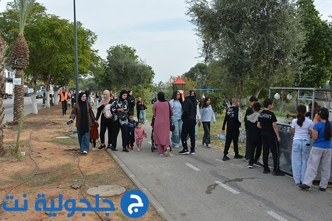 مشاركة واسعة في مسيرة تنزه واكتشف وادي قانا في جلجولية